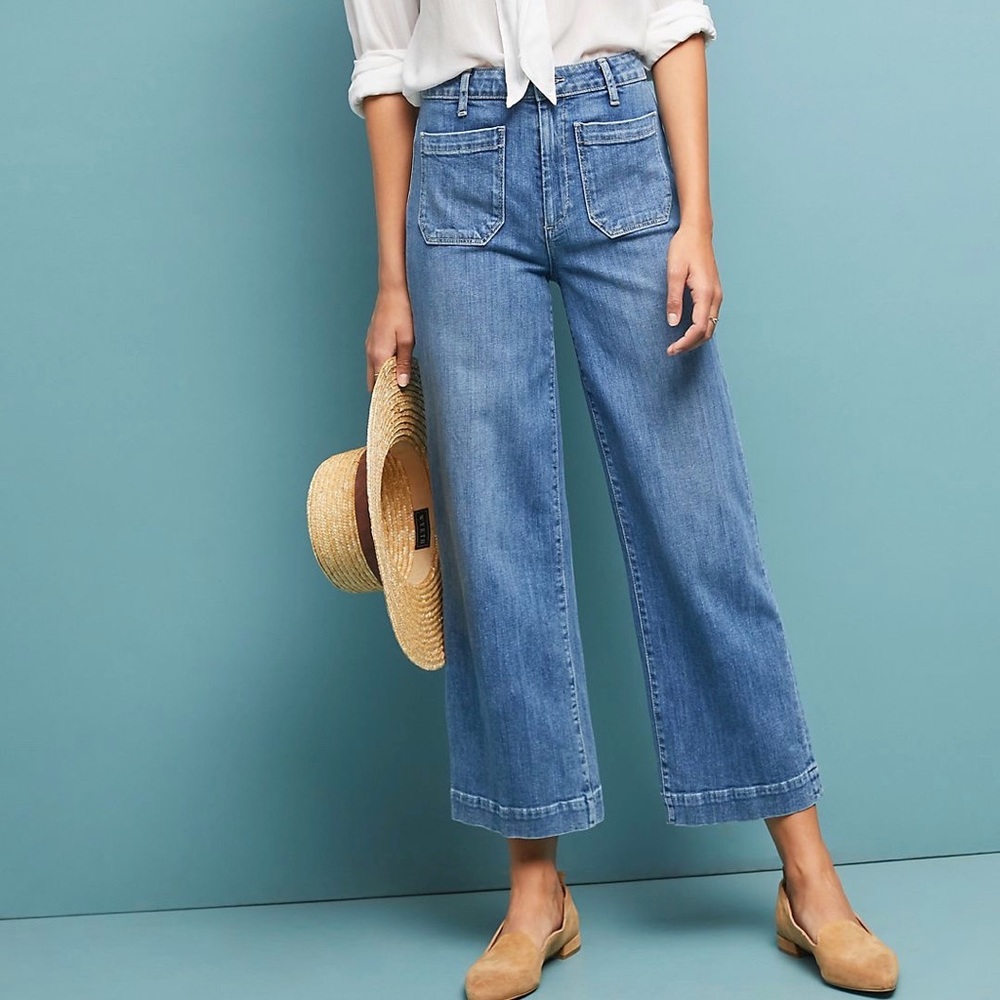 🎉HP🎉 Paige Nellie High-Rise Culotte Jean
